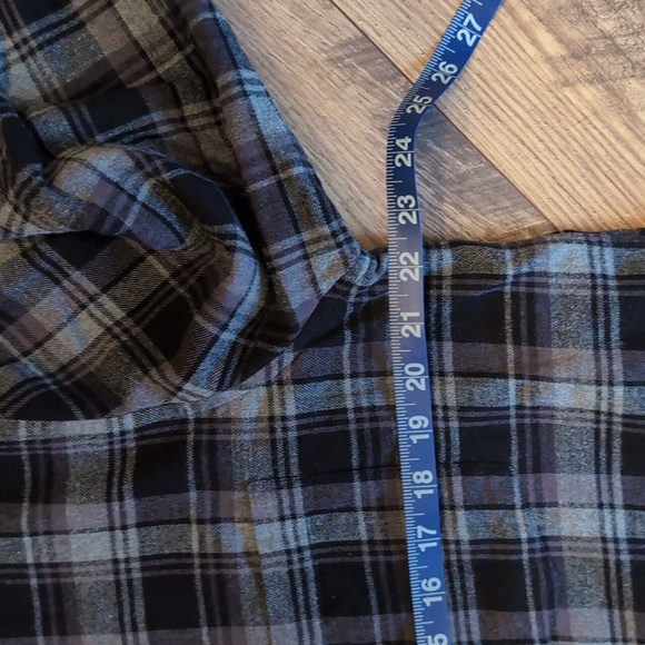 Foundry Plaid flannel shirts, 100% cotton, lot of two, men's LT - Picture 9 of 13